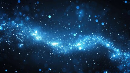 Wall Mural - Glimmering cosmic dust trail