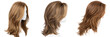 © Sourov - Set of A photo hair with out face isolated on a transparent background
