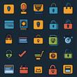 © TatChong - E-commerce Icon Set: Shopping, Security, Finance, and Delivery Symbols