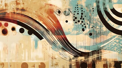 Fototapete - Mesmerizing Geometric Digital Art with Vibrant Multicolor Patterns and Dynamic Compositions