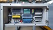 © Godam - Detailed View of Industrial Control Panel with Electronic Components