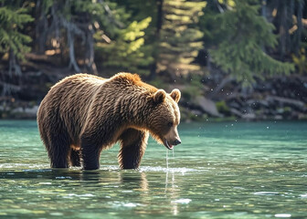 알래스카의 갈색곰 / brown bear of alaska