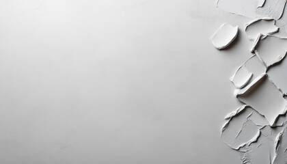 Poster - A white background with a white wall and a white wall with a white wall