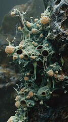 Wall Mural - alien flora: a close-up look at nature's intricate designs