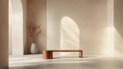 Aufkleber - A minimalist design with a single, perfectly placed geometric shape