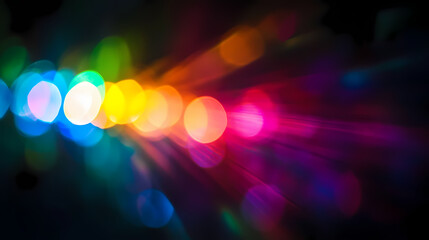 Wall Mural - blur colorful rainbow light