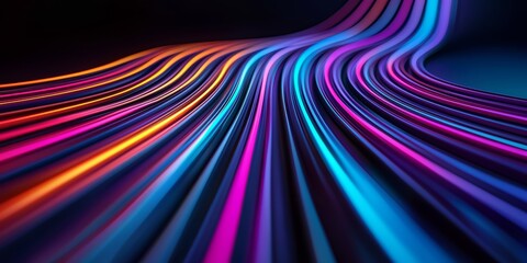 Aufkleber - Colorful line of pixels that are arranged in a way that creates a sense of movement and energy