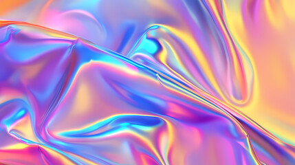 Wall Mural - holographic silk background