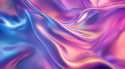 Wall Mural - holographic silk background