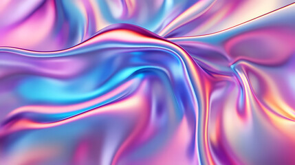 Wall Mural - holographic silk background