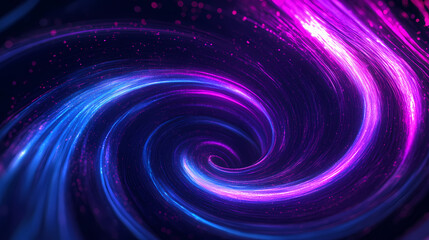 Wall Mural - flowing lines of vibrant light swirl in a dynamic pattern, creating a surreal visual experience in a