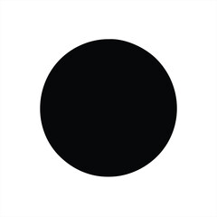 Wall Mural - circle on a white background creates a minimalist design element