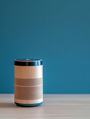 Leinwandbilder - Robot assistant interacts seamlessly with family members in a modern home environment during a sunny afternoon gathering
