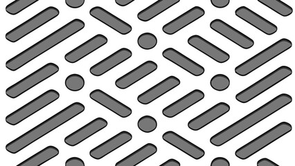 Wall Mural - abstract pattern with a repeating geometric design composed of lines and dots. this design has a mod