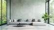 © cinta - Modern Minimalist Living Room with Spacious Windows and Greenery