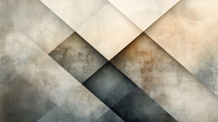 Wall Mural - overlapping geometrical shapes create a textured abstract design background