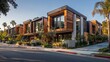 © Bandaro - Modern Architecture with Stylish Facades in Upscale Urban Neighborhood