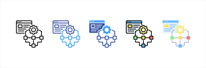 Framework Multi Style Icon Set