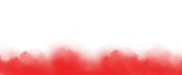 Wall Mural - png fog texture isolated on transparent background. border from smoke. design element. red vector cl