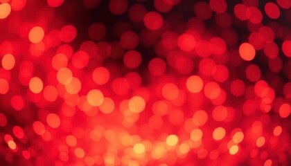 Wall Mural - shimmering red and gold bokeh create a dazzling abstract backdrop, flash, glamour