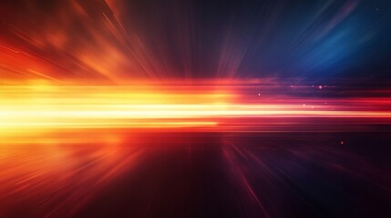 Wall Mural - abstract background with bright colors and horizontal light streaks