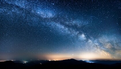 Wall Mural - perfect starry night sky background