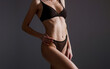 © Volodymyr - Lingerie model. Beautiful young woman posing in lingerie. Perfect female sexy slim fit body, Sexy woman in underwear. Lady in underwear, bra and panties. Sexy natural naked body. Fashion models.