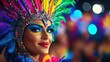 © Stock Media Labs - Vibrant carnival celebration with colorful costumes and joyful expressions, showcasing cultural diversity and energy.