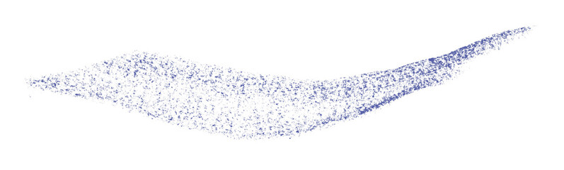 Separate purple crayon brush strokes on transparent background.
