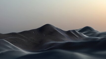 Wall Mural - minimal white business background with subtle lines and a soft glowing ambiance.