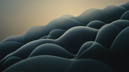 Wall Mural - modern abstract business backdrop with a soft white gradient and dynamic floating forms.