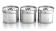© Jajang - Three empty metal food cans