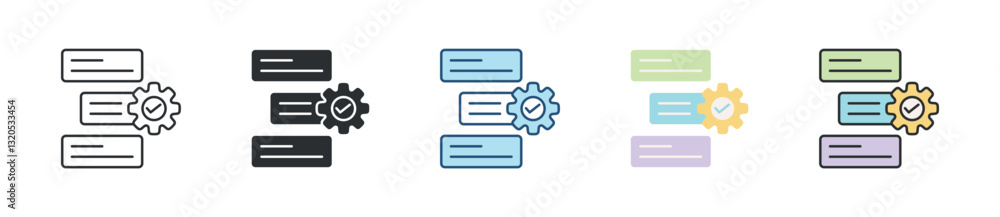 Priority Icon Set Multiple Style Collection