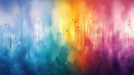 Wall Mural - abstract colorful background with drops