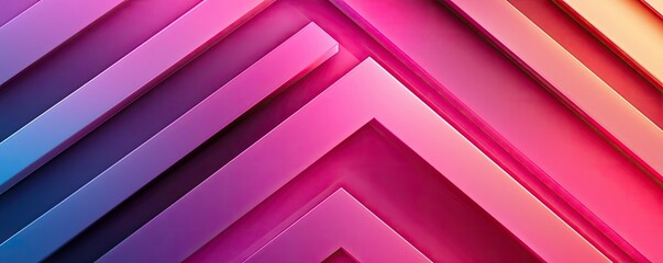 Wall Mural - minimalist graphic design abstract background idea. vibrant geometric patterns in striking pink and 