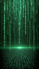 abstract binary code background