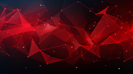 Wall Mural - Light Red polygonal background. Creative illustration in halftone style with gradient.