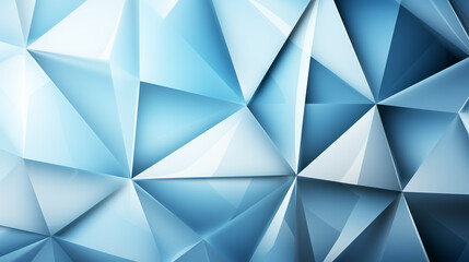 Wall Mural - abstract blue water background in polygonal style