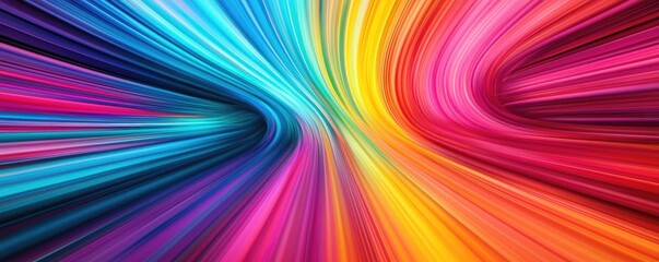 Wall Mural - vibrant color art abstract background idea. vibrant abstract lines swirl together, creating a stunni