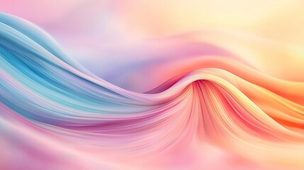 Wall Mural - pastel color illustration abstract background concept. a vibrant flow of soft colors creates a calmi
