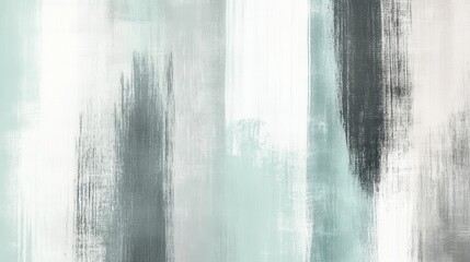 Poster - Muted mint texture created by smooth pencil strokes forming elegant stripes in an artistic expression