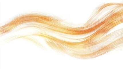 Leinwandbilder - Flowing abstract lines created with pencil strokes showcasing a harmonious blend of soft hues and textures in a minimalist style
