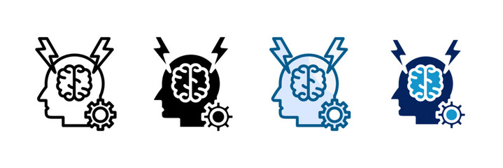 Stress Management Icon Set Multiple Style Collection
