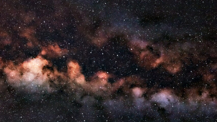 Wall Mural - milky way stars and constellations with a galaxy background.