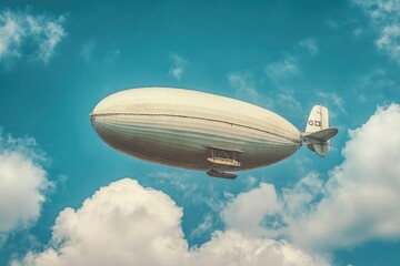 Wall Mural - a large white blazer flying high above the clouds, giving a sense of freedom and adventure