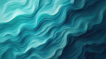 Poster - Aerial landscape abstract background idea. Abstract wave patterns in shades of blue create a serene digital background.