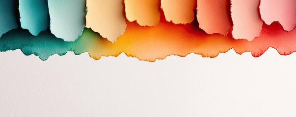 Poster - Digital watercolor painting abstract background idea. Vibrant watercolor background with layered colors for artistic projects and designs.
