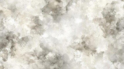 Poster - Digital watercolor painting abstract background idea. Abstract cloud texture in soft gray and beige tones for artistic backgrounds.