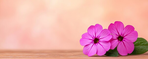 Poster - Floral illustration abstract background concept. Beautiful pink flowers with vibrant petals on a soft background, perfect for decoration.