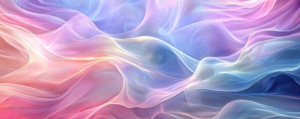 Poster - Vibrant color art abstract background concept. A vibrant, flowing abstract design featuring soft pastel colors and smooth gradients.